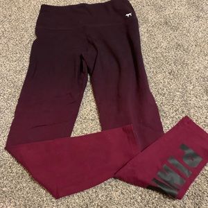 Vs pink ombré legging